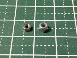2mmナットとロックナットの違い