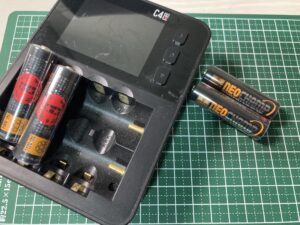 充電器と電池