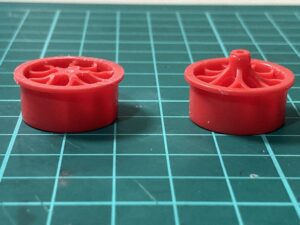 ホイールのトレッドを狭くする加工もできる