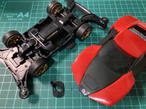 程よいシャーシのしなり具合