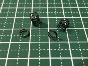 スライドダンパー用バネの加工