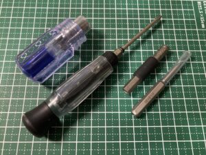 6mm六角レンチの取り付けが可能