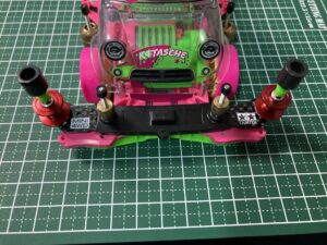 カーボンスラダン＋13mm2段アルミローラー