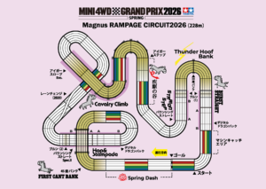 コースは「Magnus RAMPAGE CIRCUIT2026」