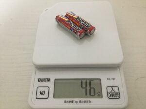 アルカリ電池は大電流で、マシンに伝わるパワーも大きい