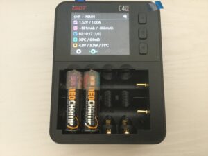 充電器を使って、電池をリフレッシュ