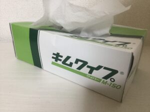 表面の粗さが無い、キムワイプやプロワイプ