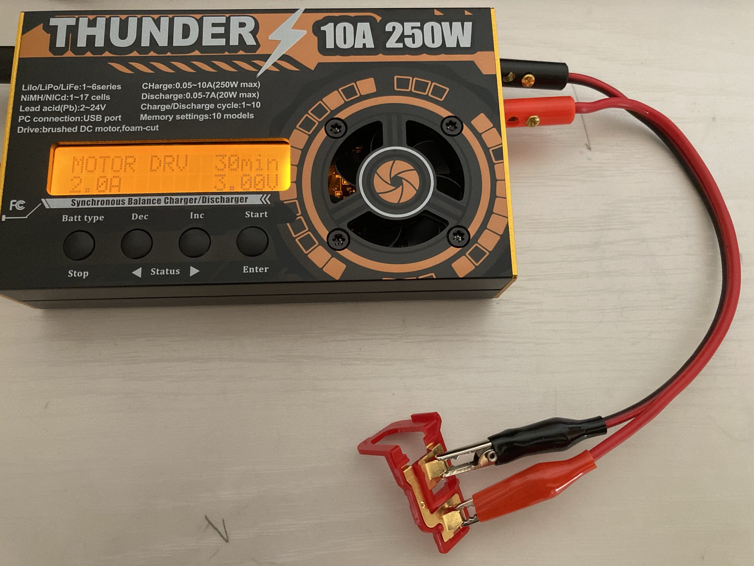 解説】THUNDER（サンダー）の使い方｜電池の充放電からモーターの 